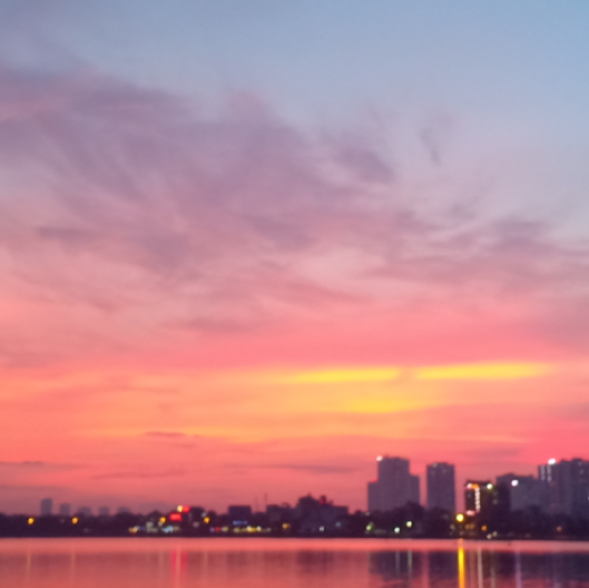 ハノイタイホー地区の空